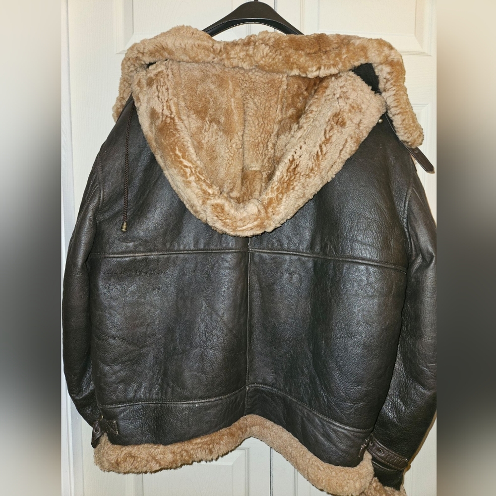 Leather Sherling 3xl Coat